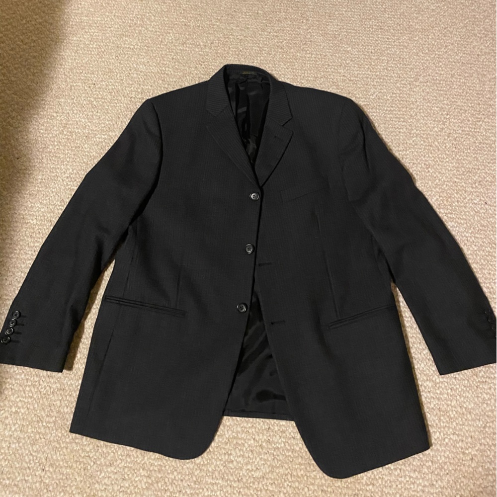 Italian Men’s Wool Suit, Made In Italy,